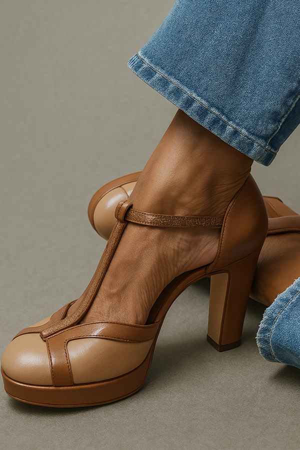 Malvina | Zapatos de salón con tira en T