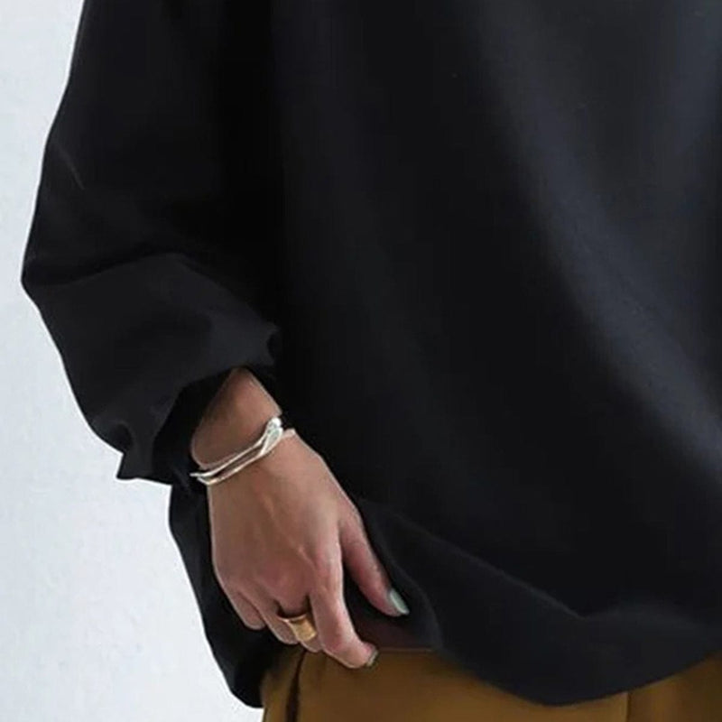 Wanda | Top de punto suave con cuello alto