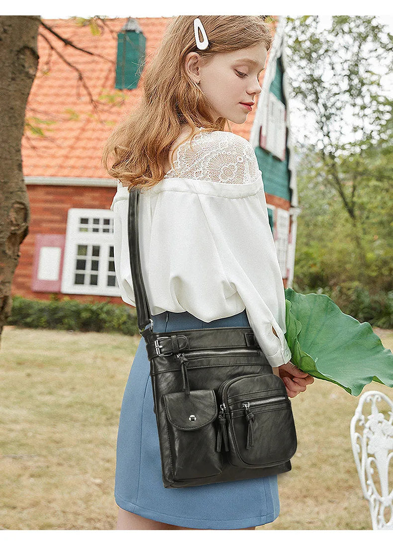 Bolso bandolera Ariana™ | Elegante bolso con múltiples bolsillos