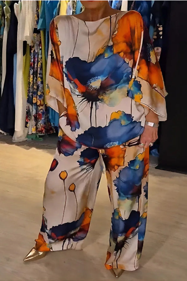 Mia | Conjunto de pierna ancha de lujo 