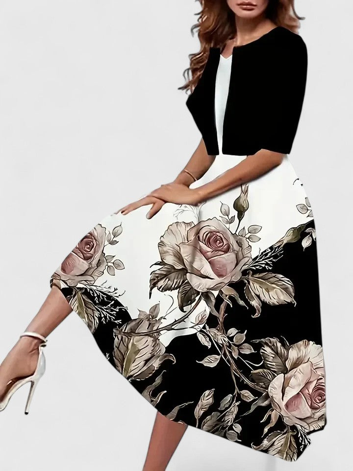Chantal | Elegante vestido midi