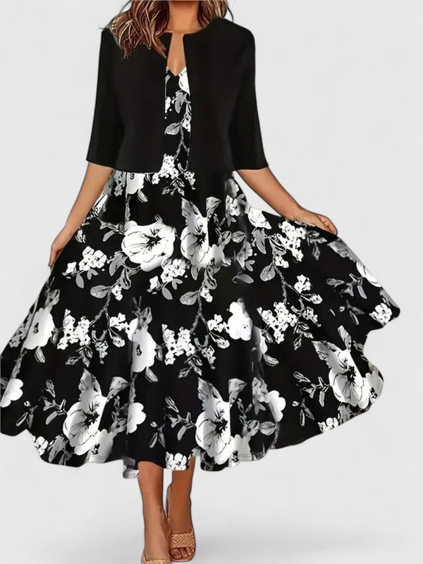 Chantal | Elegante vestido midi