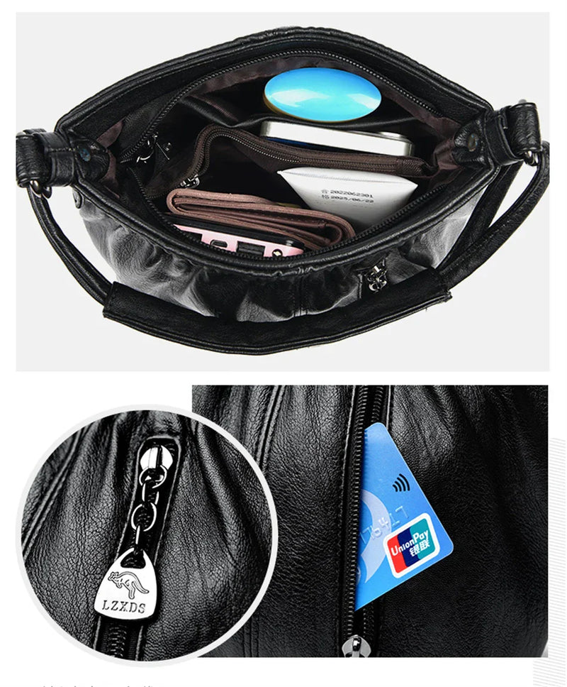 Bolso de hombro con dije vintage Lina™ 