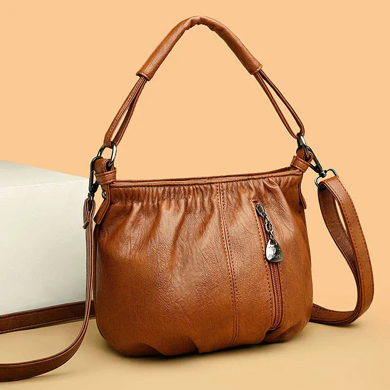 Bolso de hombro con dije vintage Lina™ 