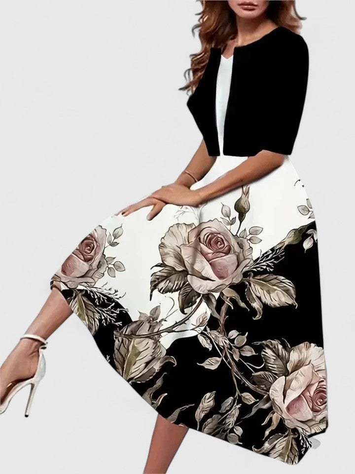 Chantal | Elegante vestido midi