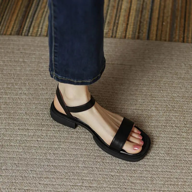 Angélica | Elegantes sandalias de piel