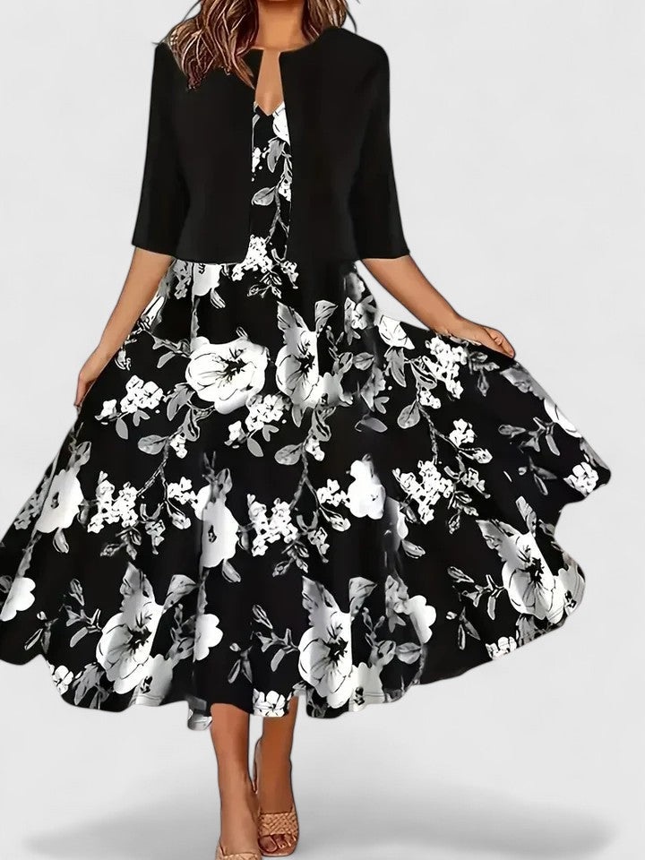 Chantal | Elegante vestido midi