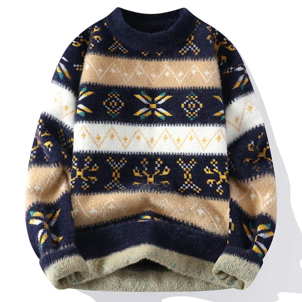 Jade® | Vintage printed cashmere sweater for women