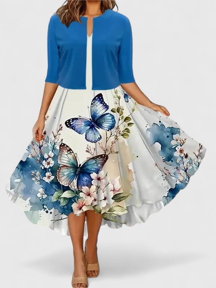 Chantal | Elegante vestido midi
