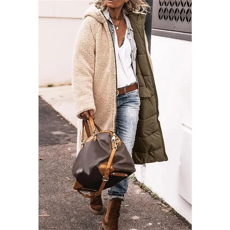 Marije | Chaqueta acolchada cálida con capucha