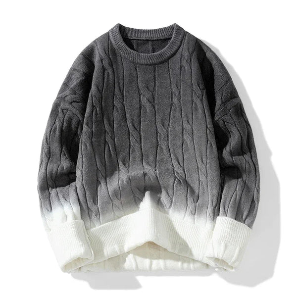 Giselle® | Knitted degradé women's sweater in a chunky style