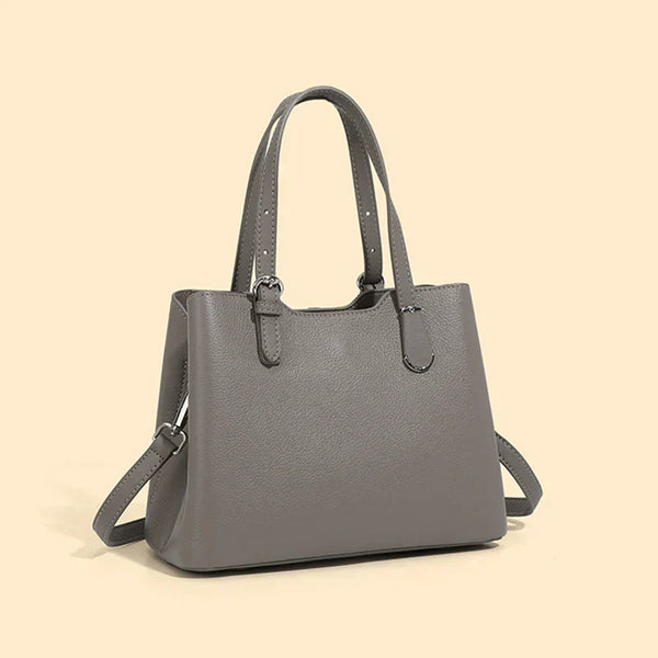 Aria™ - Bolso de hombro de 3 capas de piel de vaca auténtica