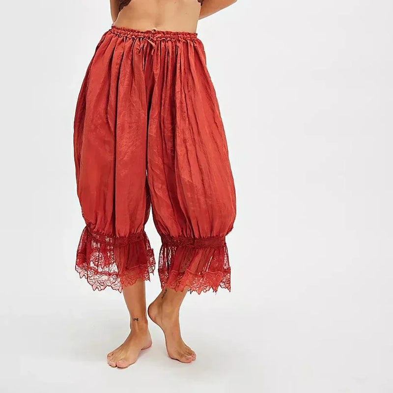 Pantalones de encaje bohemio