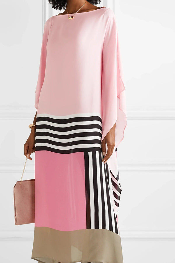 Rilinda | Caftán elegante con estampado geométrico