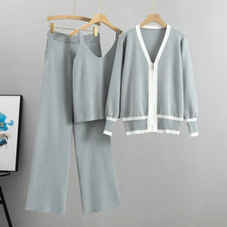 Elle™ | Conjunto de lujo de tres piezas con chaleco
