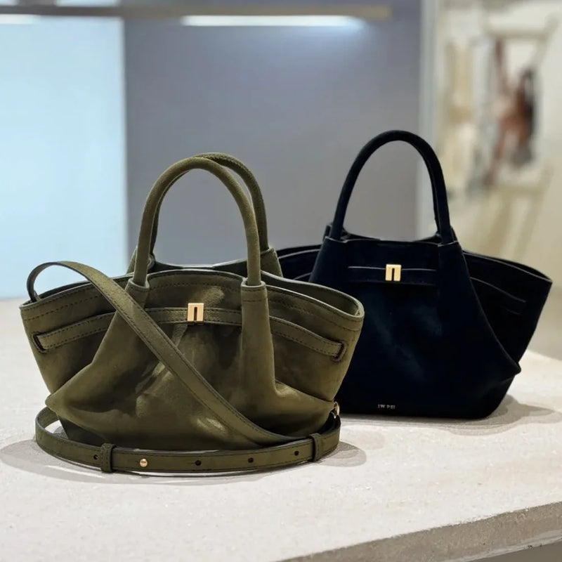 Riley™ - Bolso de ante y micropiel para axilas
