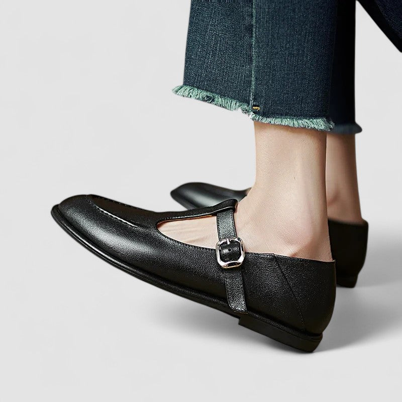 Camila™ – Zapatos ortopédicos Mary Jane de tacón bajo