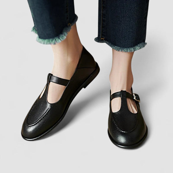 Camila™ – Zapatos ortopédicos Mary Jane de tacón bajo