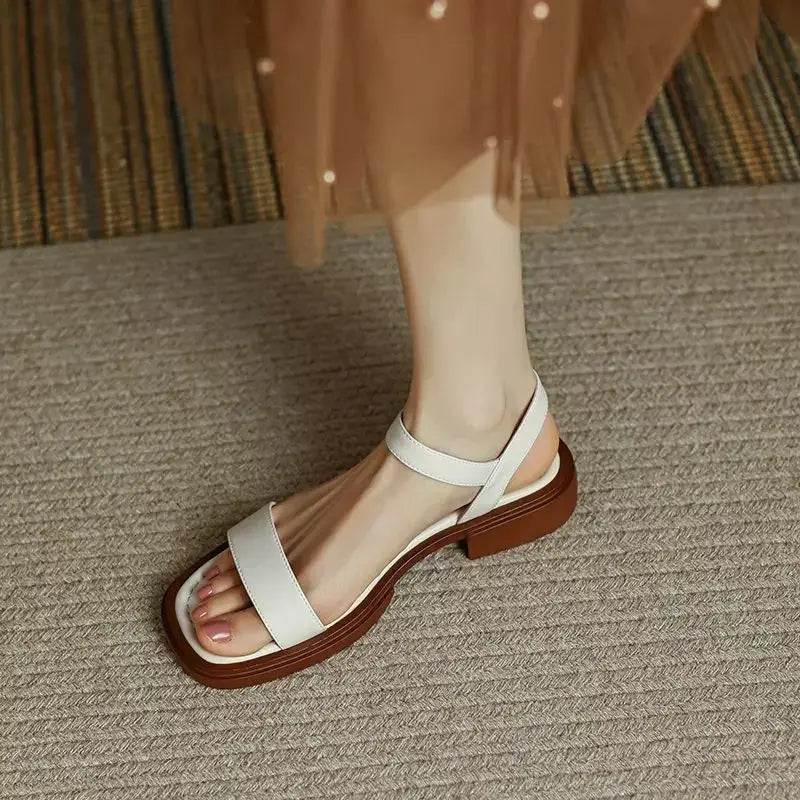 Angélica | Elegantes sandalias de piel