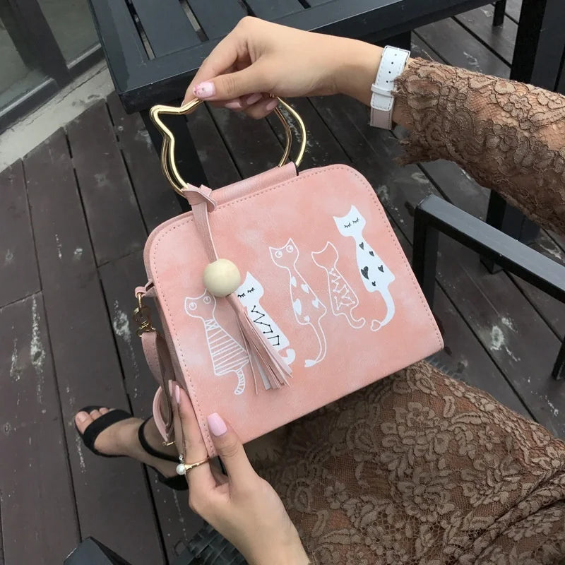 Layla™ - Elegante y adorable bolso de gatito
