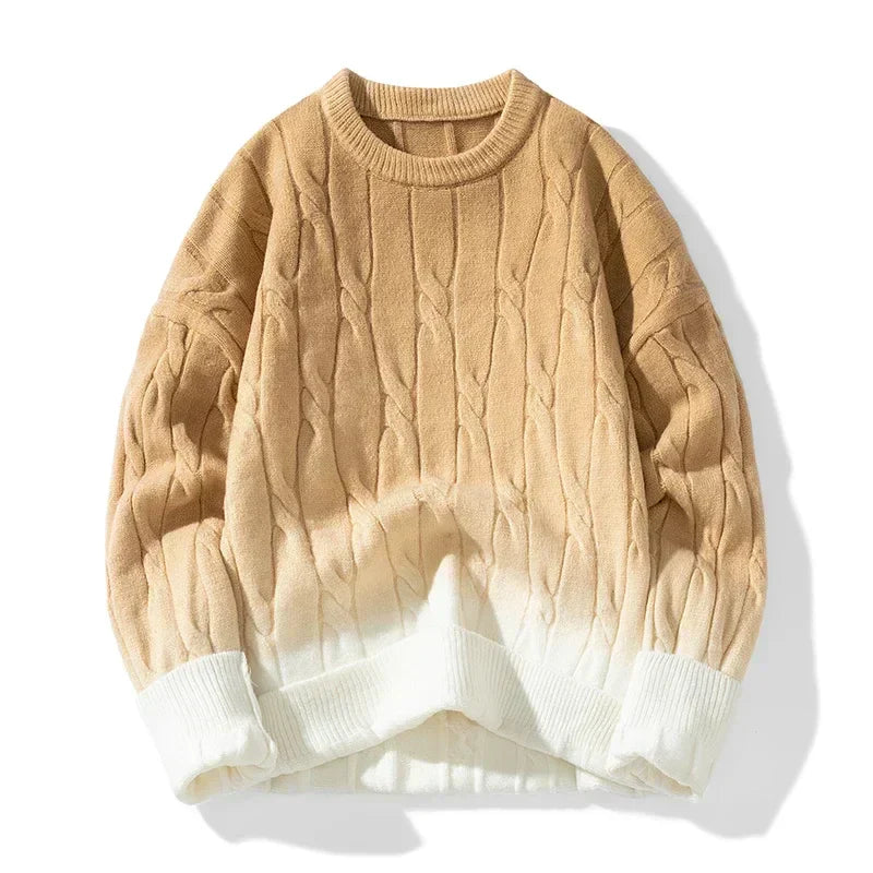 Giselle® | Knitted degradé women's sweater in a chunky style