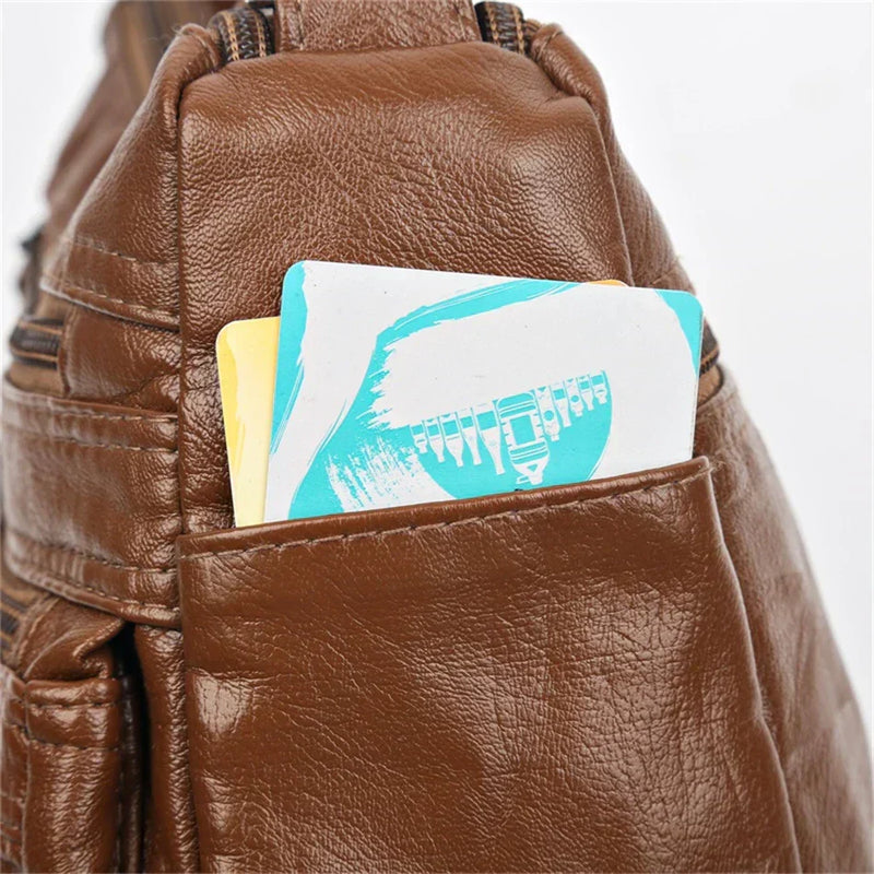 Charm vintage Olivia™ | Bolso con cremallera suave