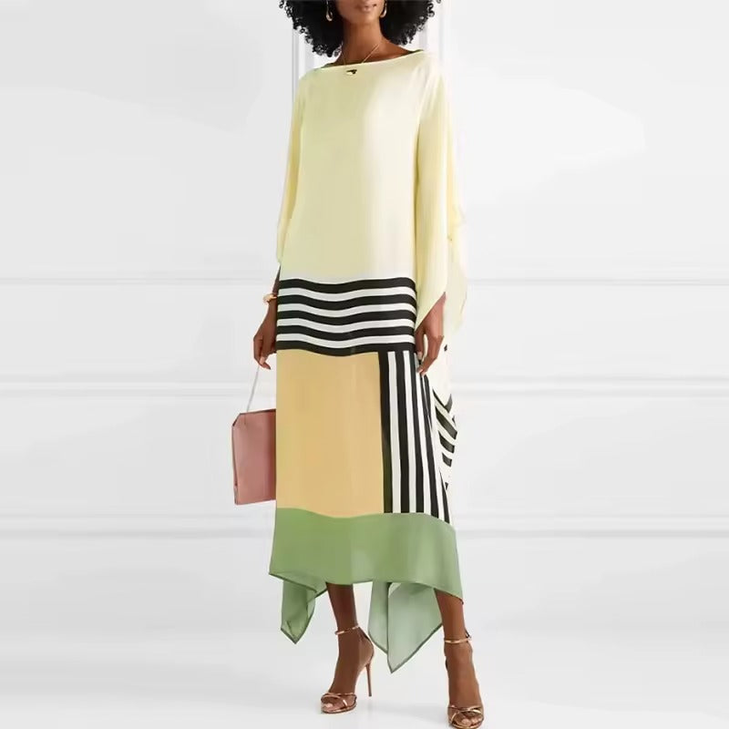 Rilinda | Caftán elegante con estampado geométrico