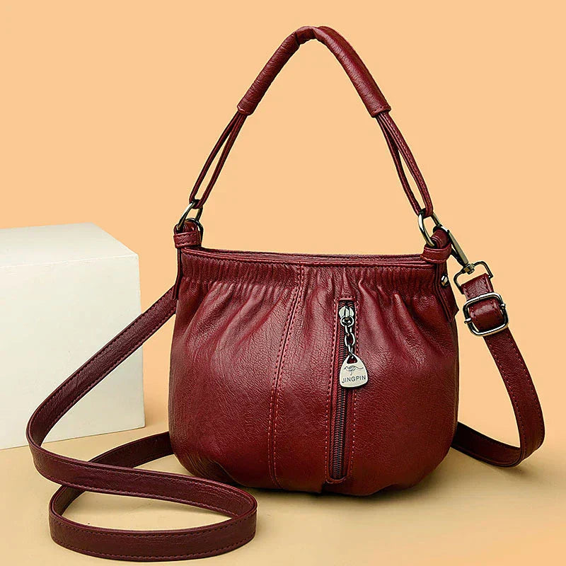 Bolso de hombro con dije vintage Lina™ 