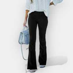 Pantalones de cintura alta con piernas anchas