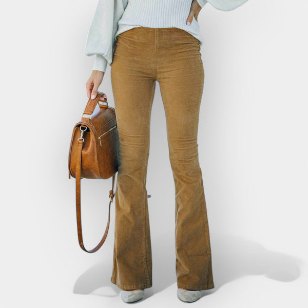 Pantalones de cintura alta con piernas anchas
