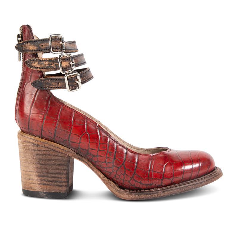 Ever - Tacones gruesos de punta redonda para mujer