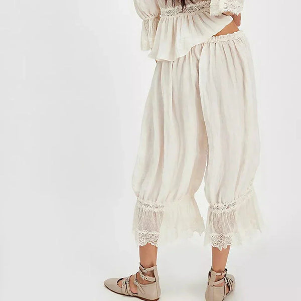 Pantalones de encaje bohemio