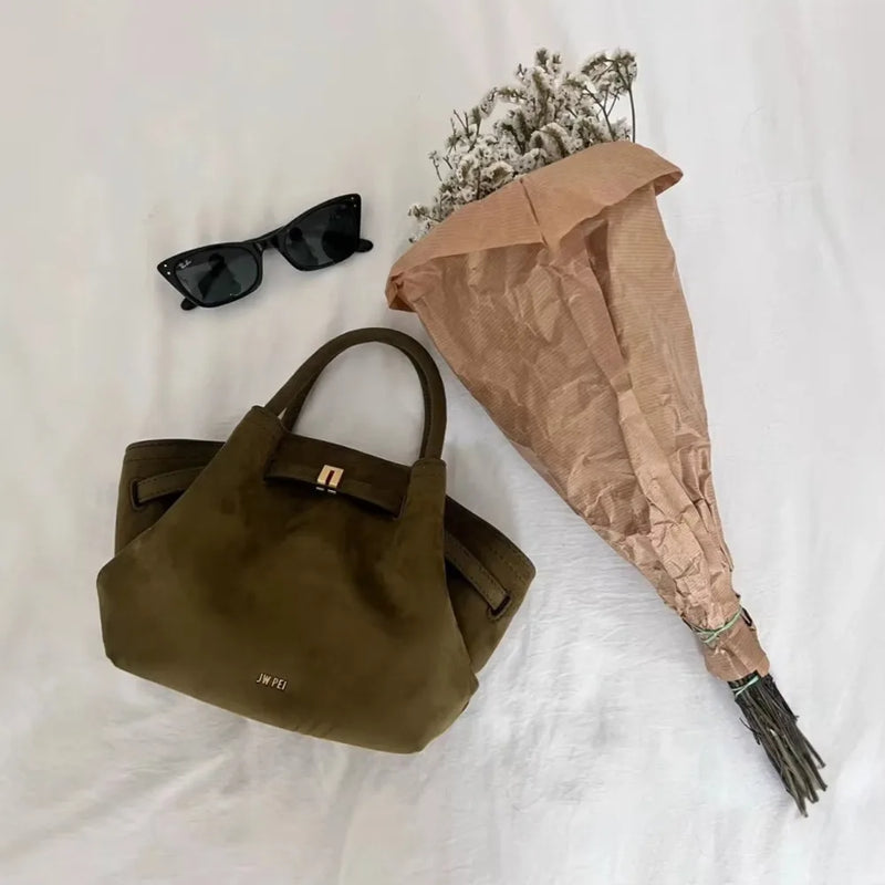 Riley™ - Bolso de ante y micropiel para axilas