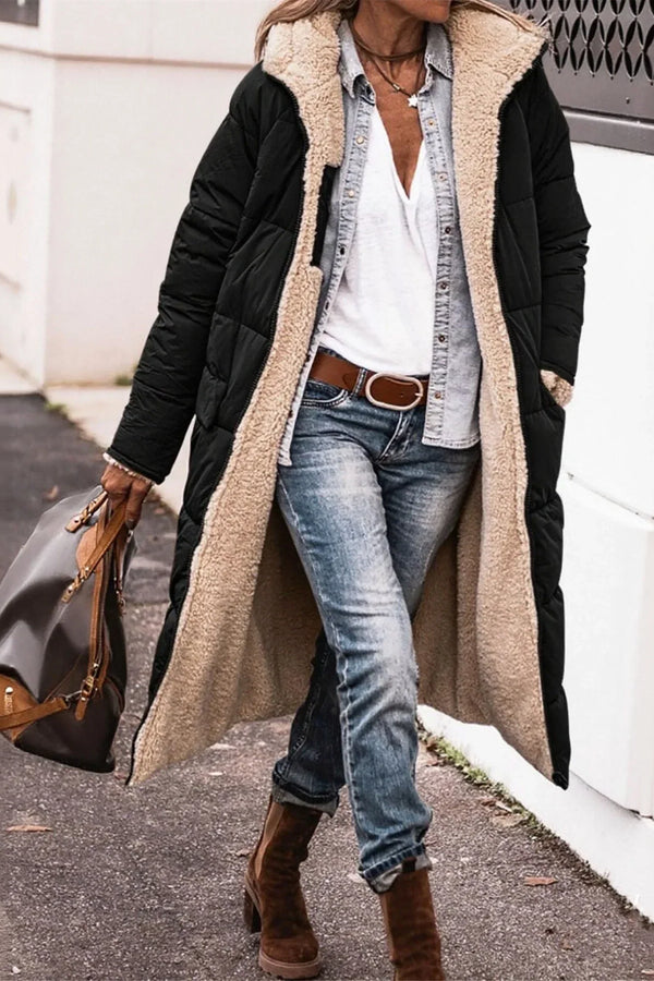 Marije | Chaqueta acolchada cálida con capucha