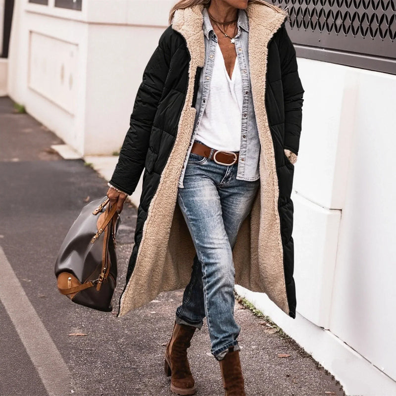 Marije | Chaqueta acolchada cálida con capucha