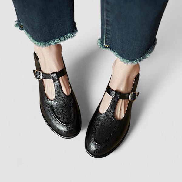 Camila™ – Zapatos ortopédicos Mary Jane de tacón bajo