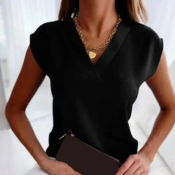Kaede | Blusa sin mangas con cuello en V