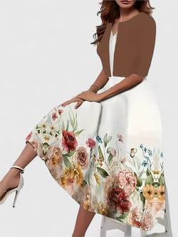 Chantal | Elegante vestido midi