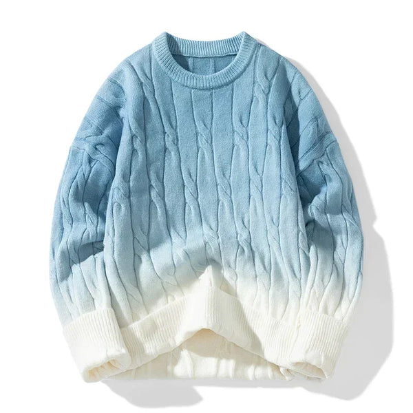 Giselle® | Knitted degradé women's sweater in a chunky style