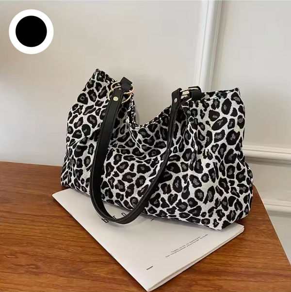 Olivia™ - Bolso de lona con detalles hechos a mano 