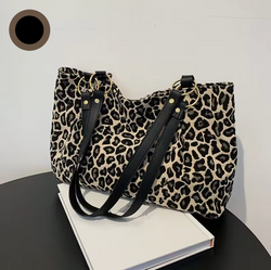 Olivia™ - Bolso de lona con detalles hechos a mano 