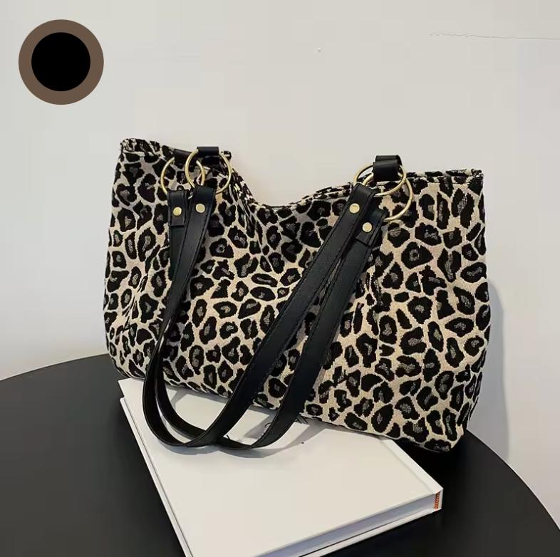 Olivia™ - Bolso de lona con detalles hechos a mano 