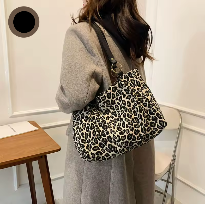 Olivia™ - Bolso de lona con detalles hechos a mano 