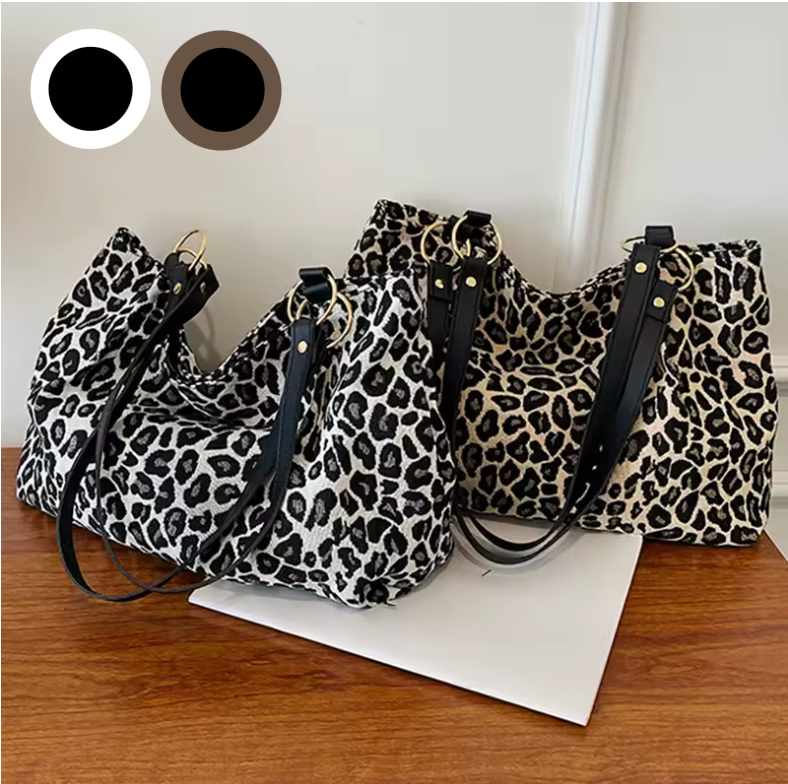 Olivia™ - Bolso de lona con detalles hechos a mano 