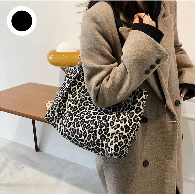 Olivia™ - Bolso de lona con detalles hechos a mano 