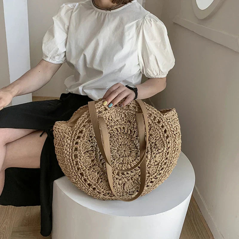 Hannah™ - Bolso de paja multifuncional