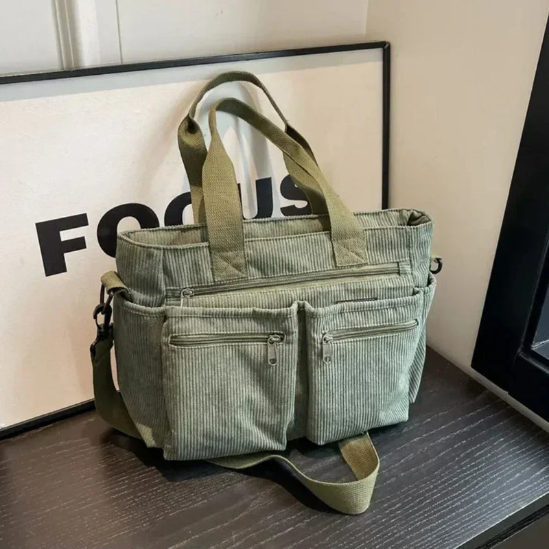 Lina™ - Bolsa con cordón y detalles hechos a mano