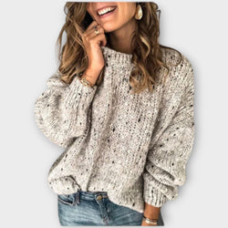 Eunice | Suéter de punto retro acogedor