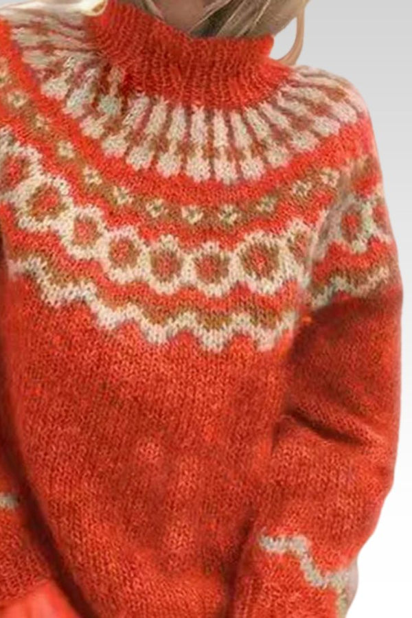 Olivia | Suéter cómodo de cuello alto