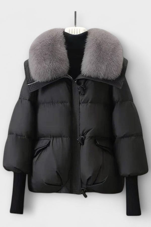 Lucyna - Chaqueta elegante con pelo